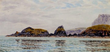 モンクストーンの海景 ブレット ジョン ビーチ Oil Paintings